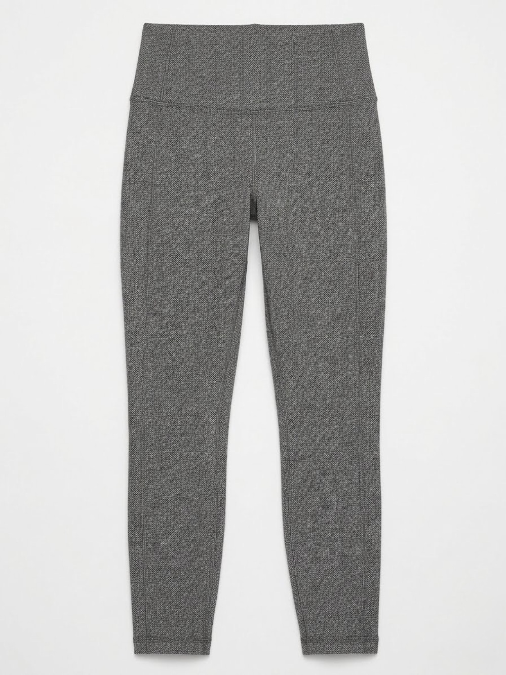 Athleta Black and White Herringbone Knit Leggings - Picture 1 of 16